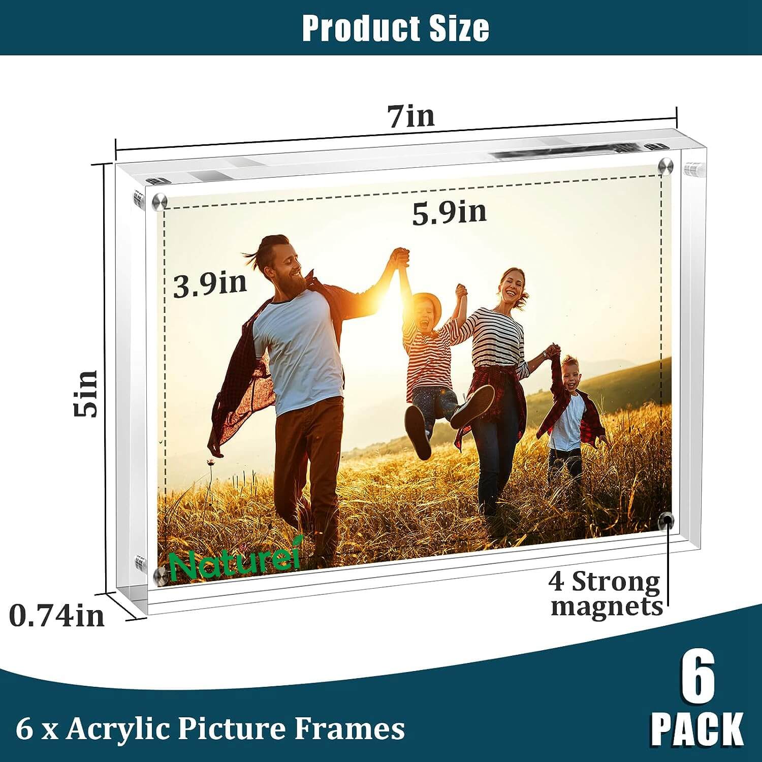 acrylic picture frames with magnets