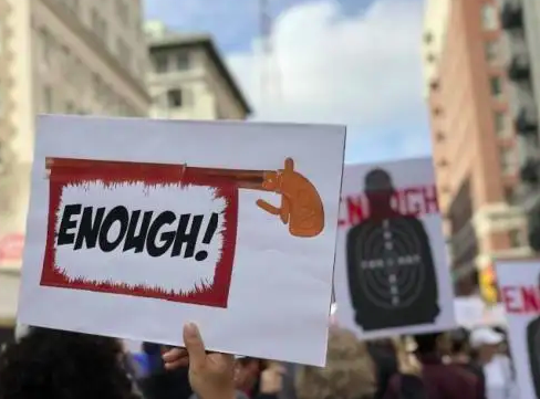Anti gun violence protests in New York