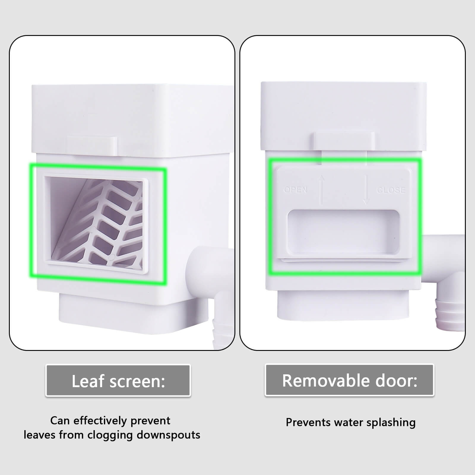 downspout water diverter