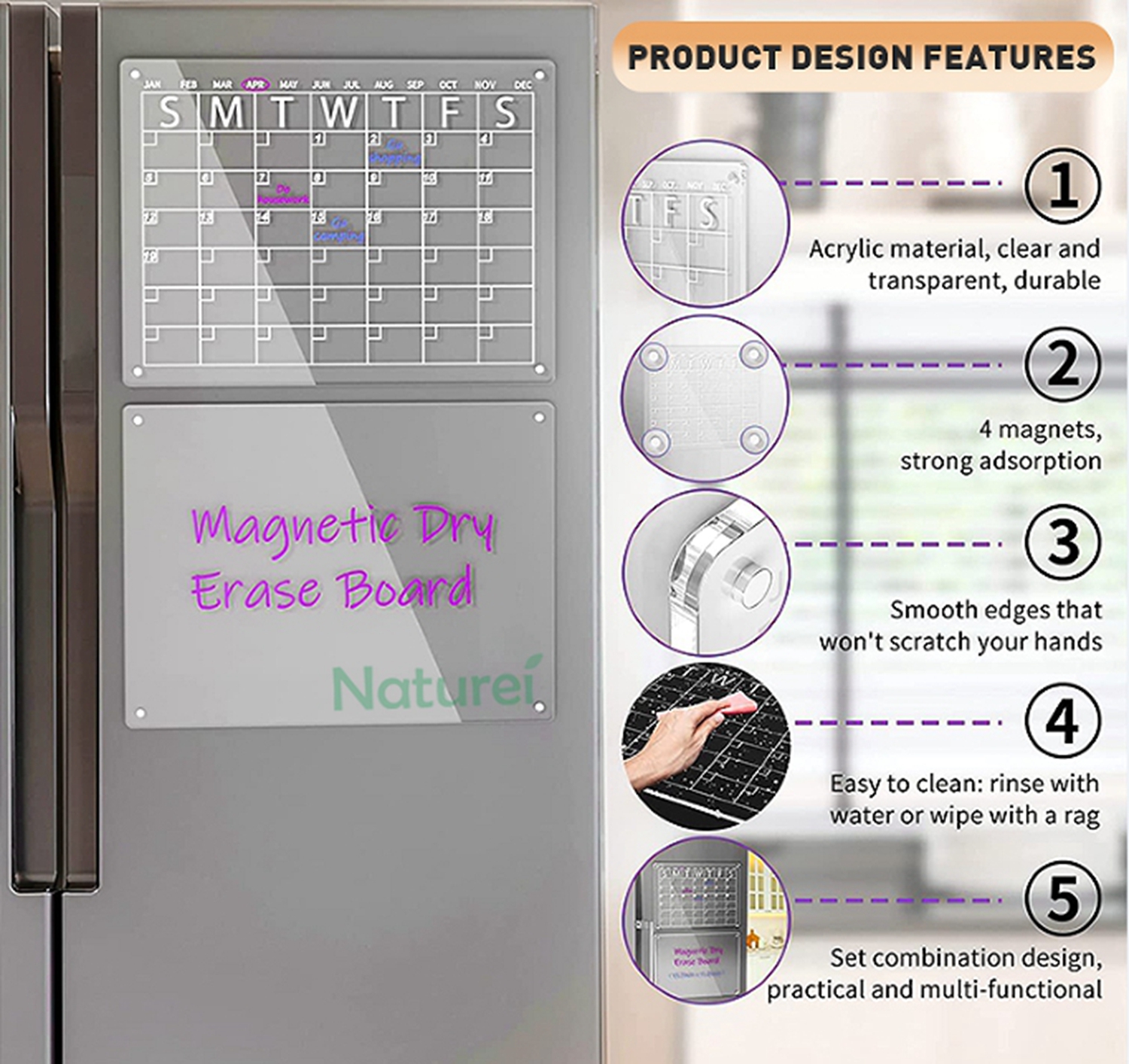 magnetic calender for fridge