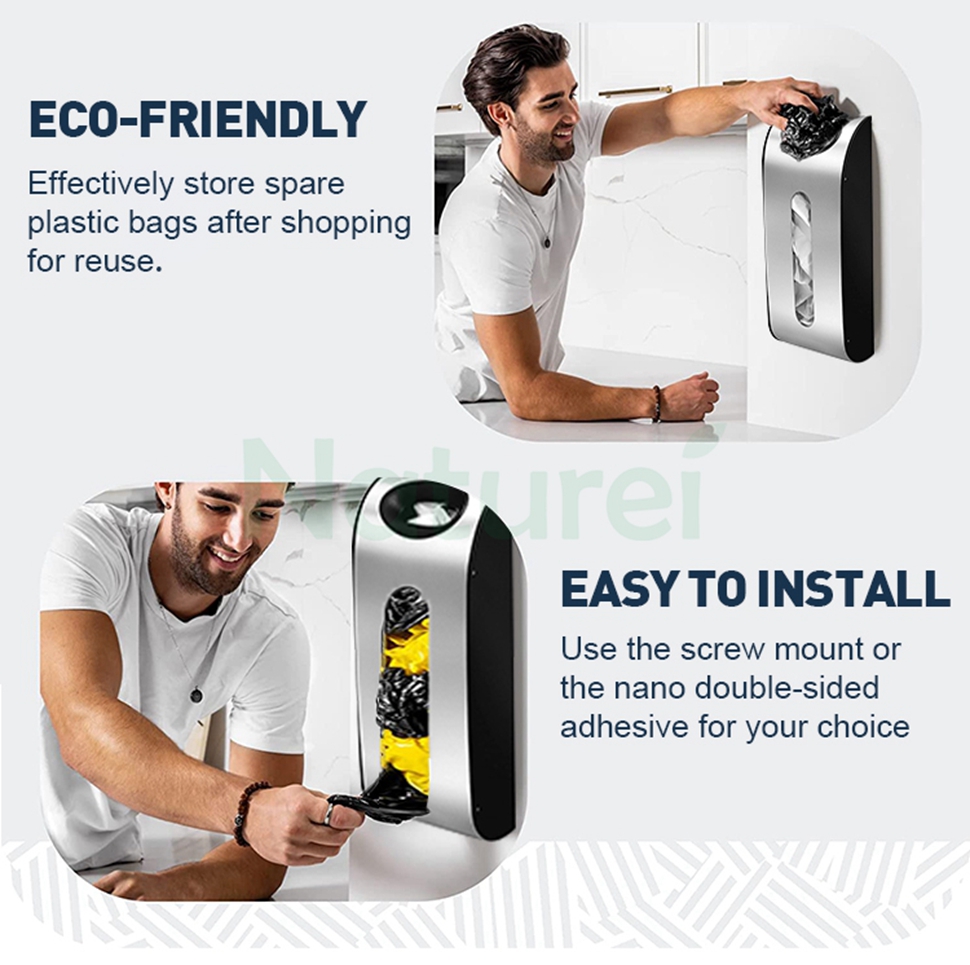 plastic grocery bags holder