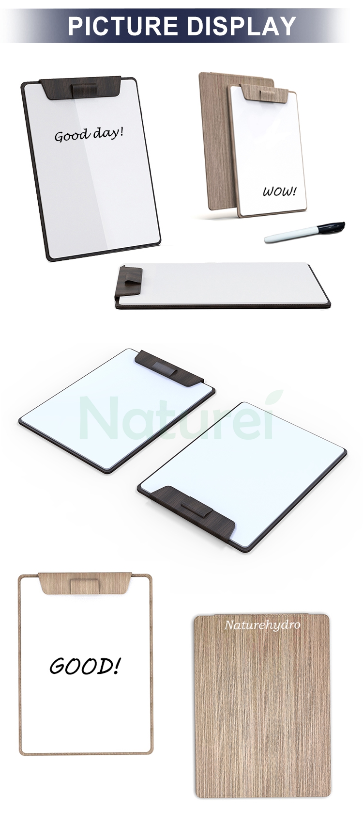 glass whiteboard with PU cover