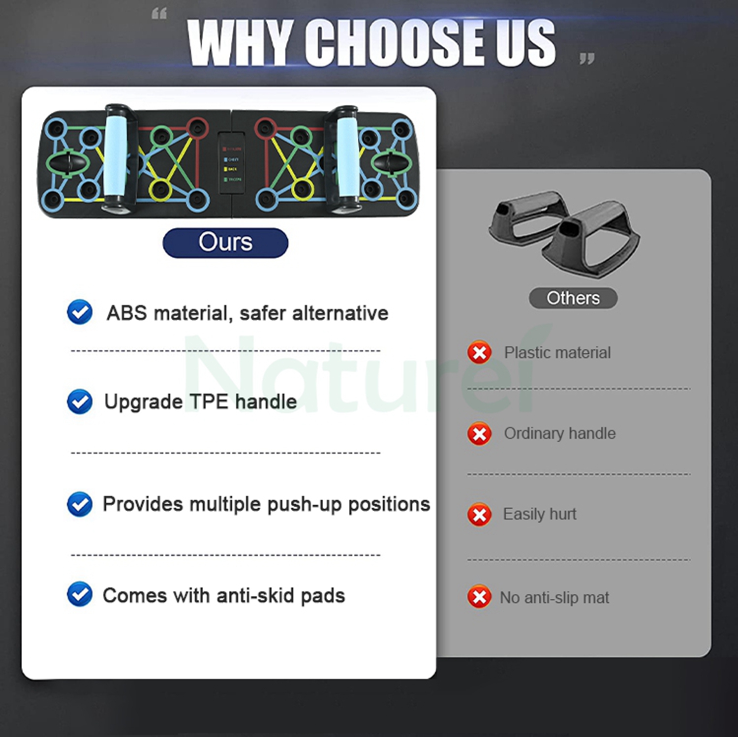 burnout pushup board