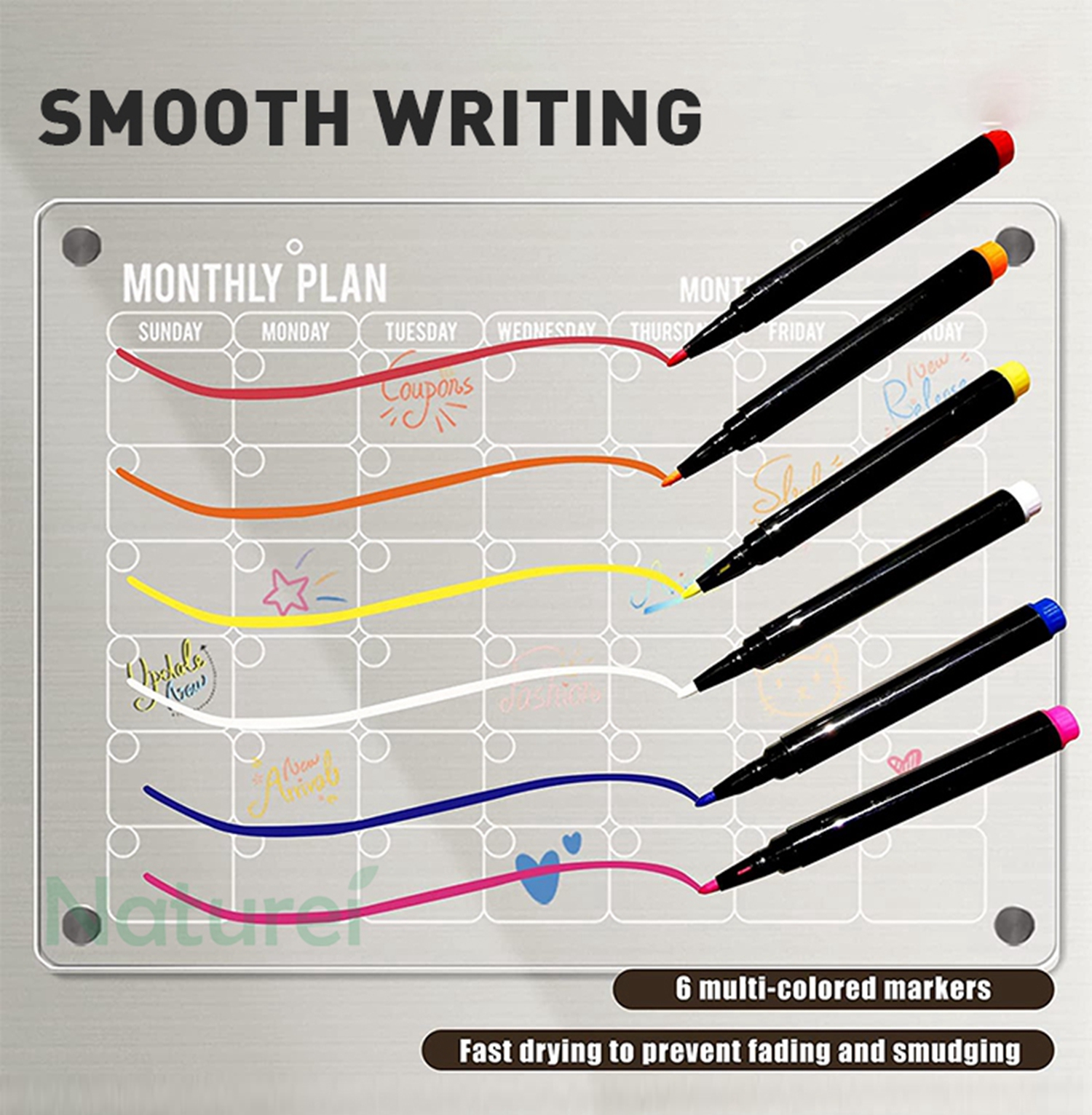 dry erase calender for fridge