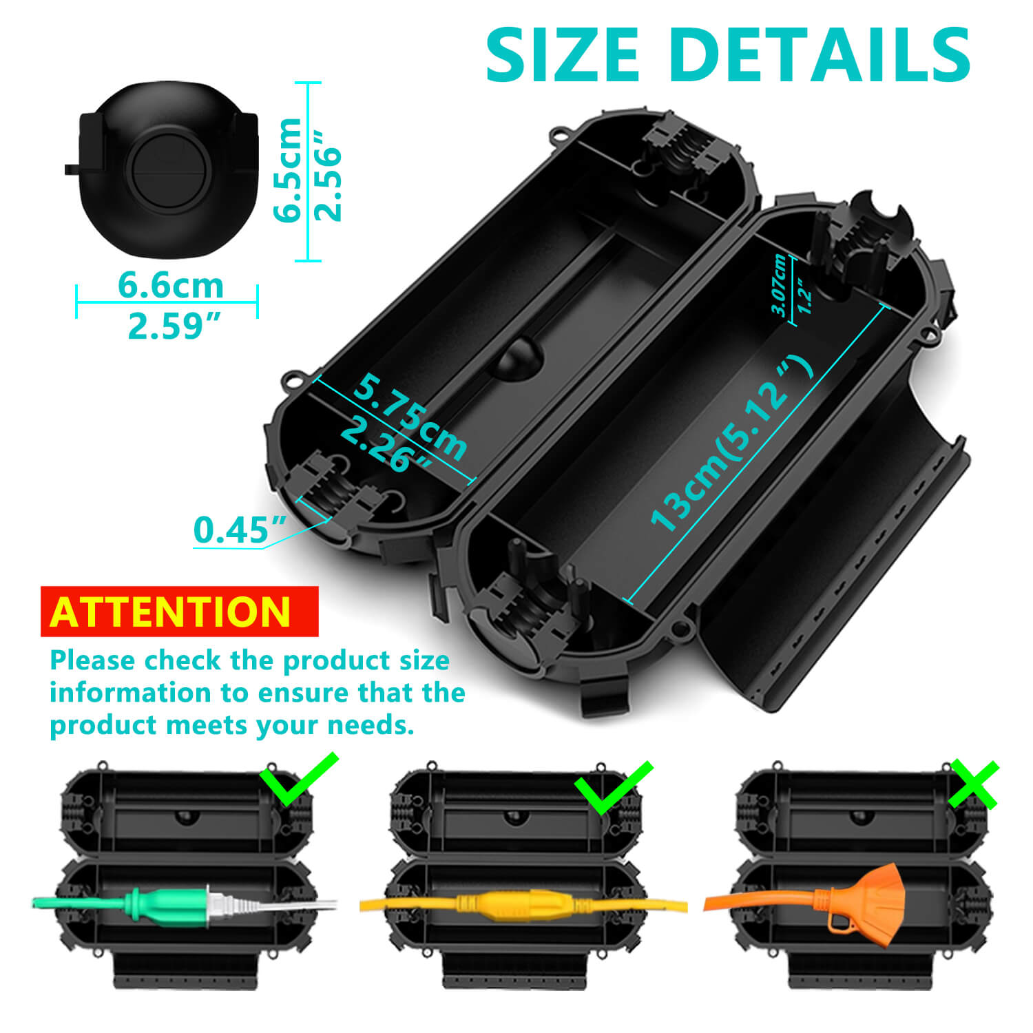 waterproof extension cord box