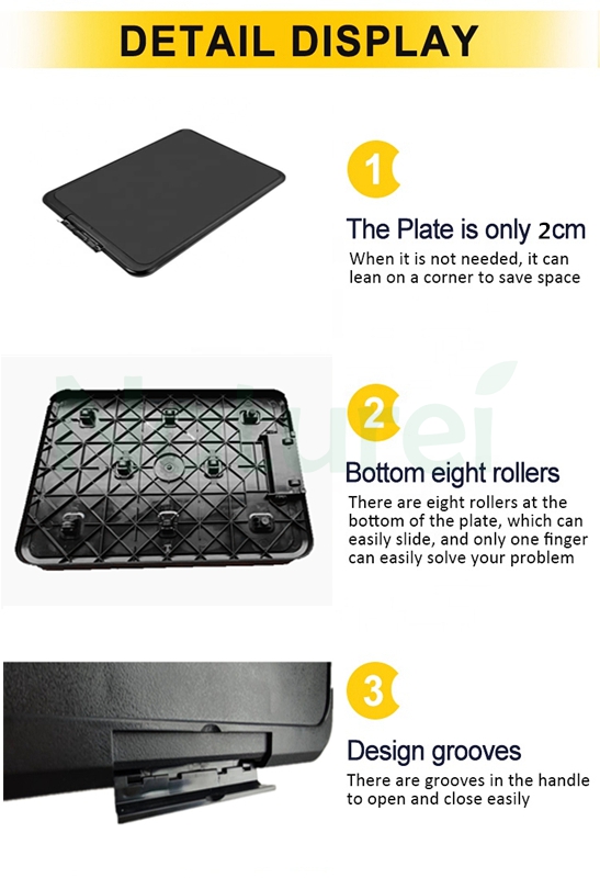 appliance sliding tray