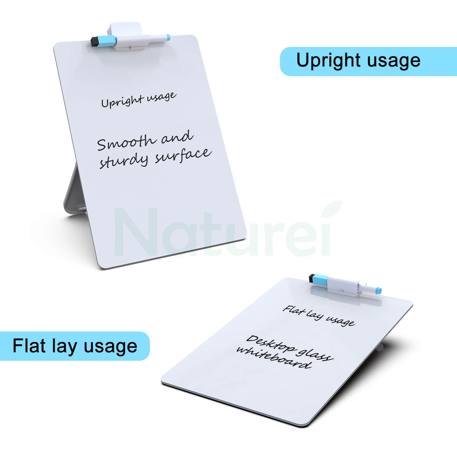 desktop whiteboard with stand