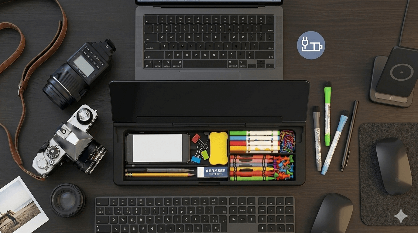 desktop glass whiteboard