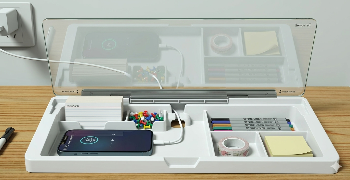 Naturei tempered glass whiteboard internal storage organization.jpg